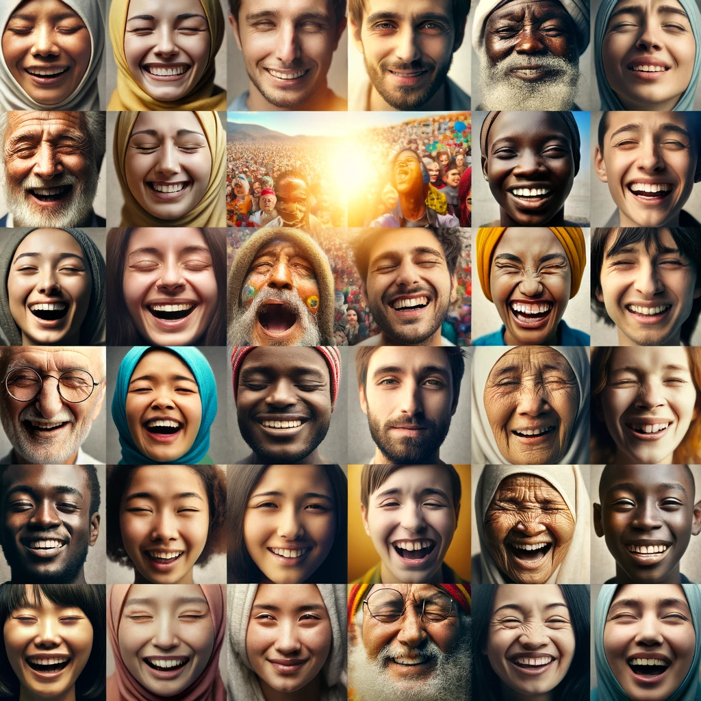 Here's the image depicting a range of human emotions across different cultural backgrounds, illustrating the universality of these experiences. This visual complements the part of your essay that discusses how emotions like joy, sadness, and love are shared universally, transcending cultural barriers.